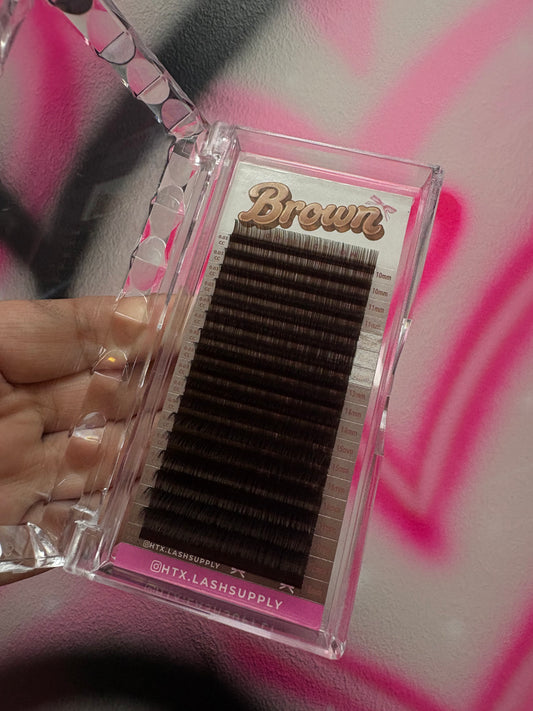 BROWN LASHES