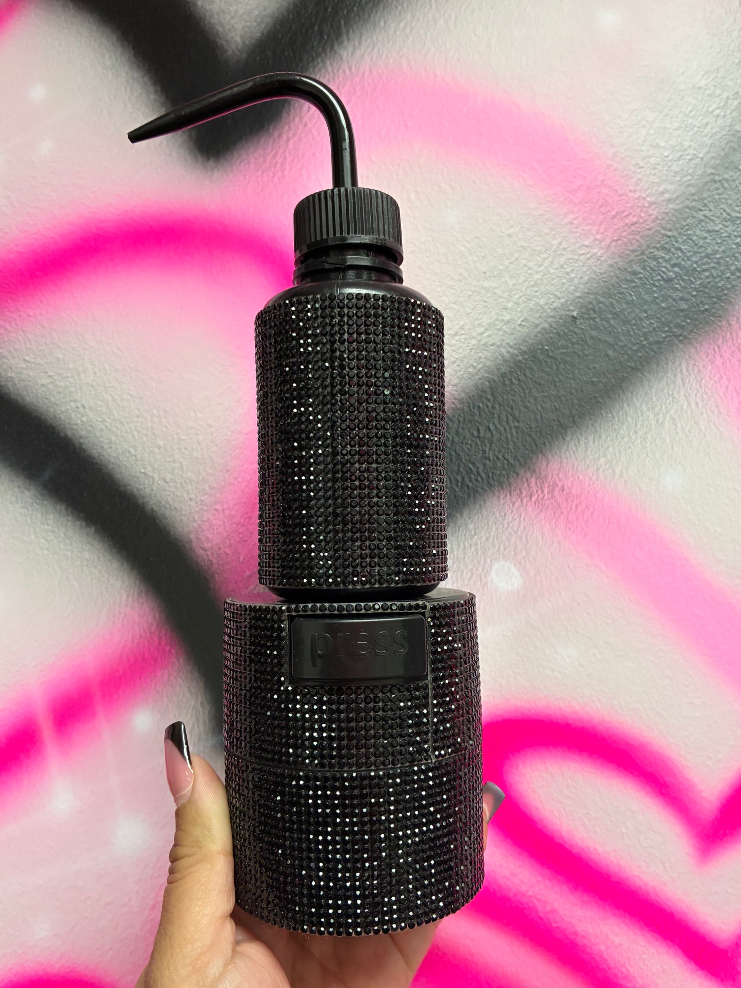 DIAMOND WATER BOTTLE + STORAGE CONTAINER